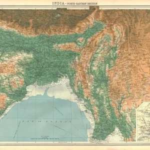 Early 20th Century North-Eastern India Print Early 20th Century North-Eastern India Print