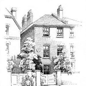 George Eliots house, Wimbledon Park, London, 1912. Artist: Frederick Adcock