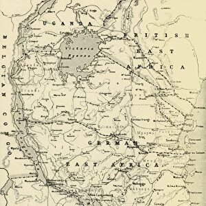 Rwanda Metal Print Collection: Maps