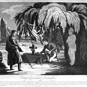 The Ghost of Napoleon on St Helena, c1825
