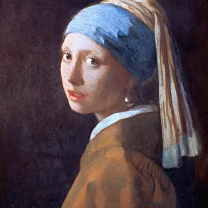Johannes Vermeer Photographic Print Collection: The Girl with a Pearl Earring