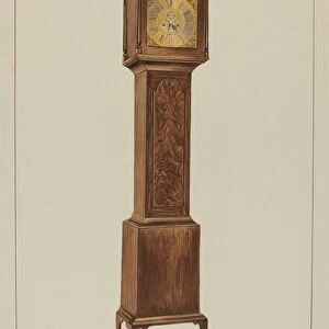Grandfather Clock, c. 1938. Creator: Ernest A Towers Jr