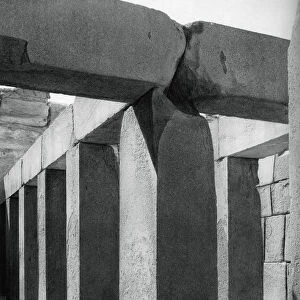 Granite temple, Giza, Egypt, 1937. Artist: Martin Hurlimann