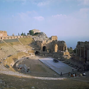 A Greco-Roman theatre at Taormina in Sicily, 2nd century