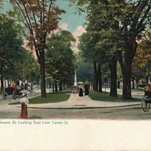 Greene Sreet, looking east from Center Street, Augusta, Georgia, America, c1910