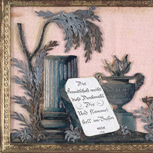 Greeting Card... ca. 1810. Creator: Johannes Endletzberger