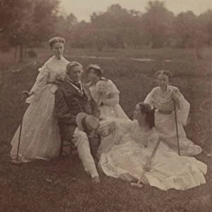 Group portrait of Joseph Henry (1797-1878) and family, circa 1865