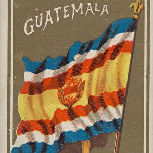 Guatemala, from Flags of All Nations, Series 1 (N9) for Allen &