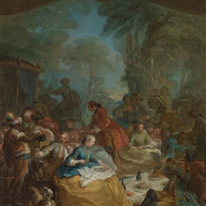 Halt of the Hunt, ca. 1737. Creator: Carle van Loo