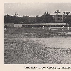 The Hamilton Cricket Ground, Bermuda, 1912. Artist: HP Baily