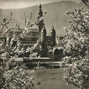 Heidelberg. On the old Neckar Bridge, 1931. Artist: Kurt Hielscher