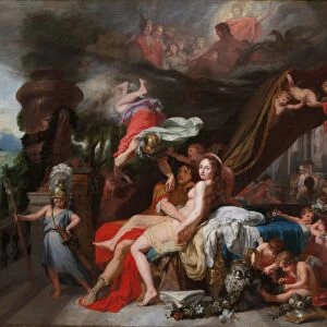 Hermes Ordering Calypso to Release Odysseus, c. 1670. Creator: Gerard de Lairesse (Flemish