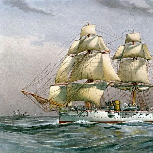 HMS Calliope, Royal Navy 3rd class cruiser, c1890-c1893