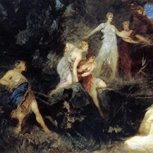 The Hunt of Diana, (study), 1879. Artist: Hans Makart