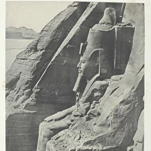 Ibsamboul, Colosse Oriental Du Speos De Phre, Vu De Profil;Nubie, 1849 / 51
