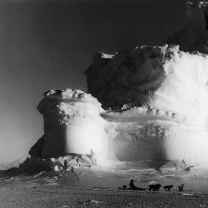 Ice castle, Antarctica, c1911. Artist: Herbert Ponting
