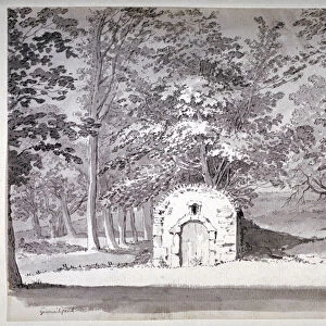 An ice house or conduit in Greenwich Park, London, 1772. Artist: Samuel Hieronymus Grimm