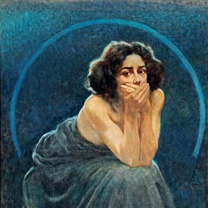 Il Silenzio (The Silence). L enigma umano (The Human Enigma) Triptych, 1900