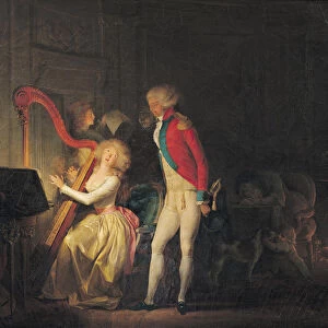 The Improvised Concert, or The Price of Harmony, 1790. Artist: Boilly, Louis-Leopold (1761-1845)