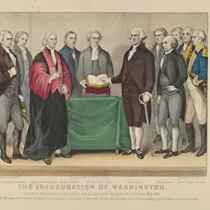 The Inauguration of Washington as First President of the United States