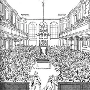 Interior of the House of Commons in 1742 (1905)