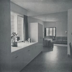 Interior - House at Fairfax, California by Francis Ellsworth Lloyd, 1942
