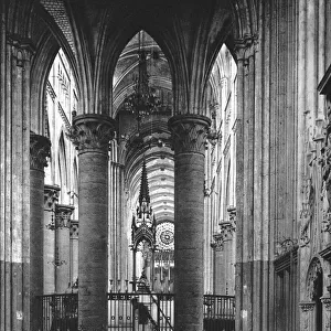 Interior of Rouen Cathedral, France, 1937. Artist: Martin Hurlimann