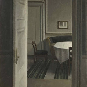 Interior, Strandgade 30, 1904. Creator: Hammershoi, Vilhelm (1864-1916)