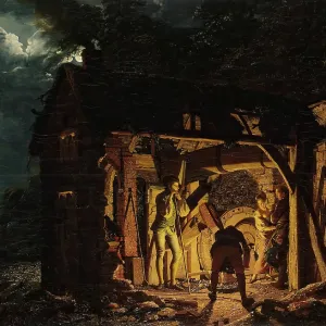 Horno de Hierro Vista desde Afuera, 1773. Creador: Joseph Wright de Derby. Horno de Hierro Vista desde Afuera, 1773. Creador: Joseph Wright de Derby.