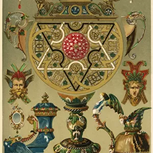 Italian Renaissance works in precious metals and enamel, (1898). Creator: Unknown