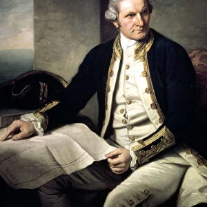 James Cook, English explorer, navigator and hydrographer, 1775-1776. Artist: Nathaniel Dance-Holland