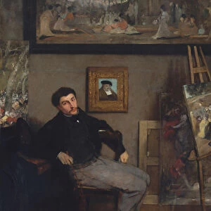 James-Jacques-Joseph Tissot (1836-1902), ca. 1867-68. Creator: Edgar Degas