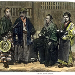 Japanese escort officers, 1874