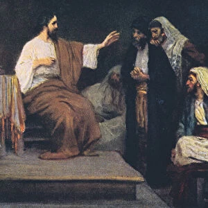 Jesus preaching in Nazareth