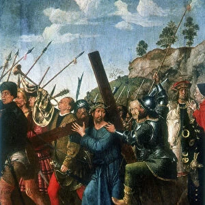 Jesus on the Road to Calvary, late 15th / early 16th century. Artist: Michael Sittow
