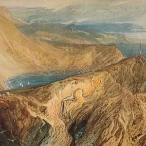 JMW Turner's Lulworth Cove Print, 1909