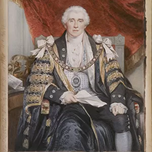 John Crowder, Lord Mayor of London, c1829. Artist: Sir William Charles Ross