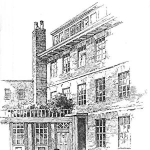 Johnsons House, No. 8 Bolt Court, Fleet Street, 1907. Artist: A. L. Collins
