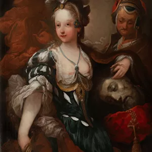 Judith with the Head of Holofernes, Mid of the 18th cen Artist: Grimou, Alexis (1678-1733)