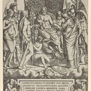 Jupiter on his Throne, 1547. Creator: Leon Davent