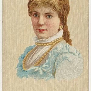 Kate Claxton, from Worlds Beauties, Series 2 (N27) for Allen & Ginter Cigarettes
