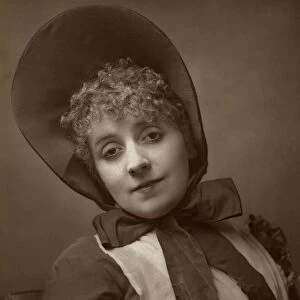 Kate Santley, American-born British actress, singer, comedienne, and theatre manager, 1883. Artist: St Jamess Photographic Co