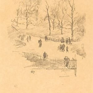 Kensington Gardens, 1896. Creator: James Abbott McNeill Whistler