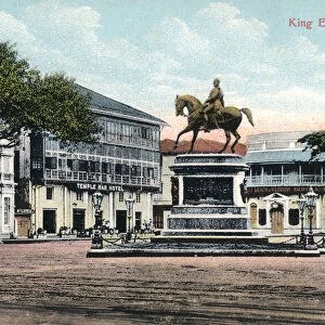 King Edwards Statue, Bombay, India, early 20th century