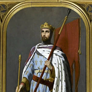 King Louis VII of France (1120-1180), 1842. Creator: Signol, Emile (1804-1892)