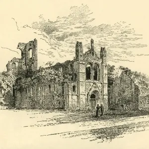 Heritage Images Print of Kirkstall Abbey, 1898 Heritage Images Print of Kirkstall Abbey, 1898