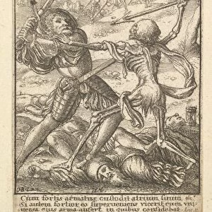 The Knight, from the Dance of Death, 1651. Creator: Wenceslaus Hollar