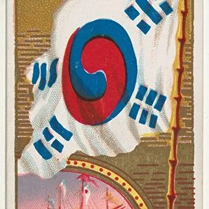 Korea, from Flags of All Nations, Series 1 (N9) for Allen & Ginter Cigarettes Brands