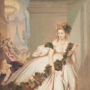 La Frayeur, 1861-67. Creators: Pierre-Louis Pierson, Unknown