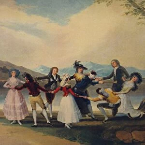 La Gallina Ciega, (Blind Mans Buff), 1788, (c1934). Artist: Francisco Goya